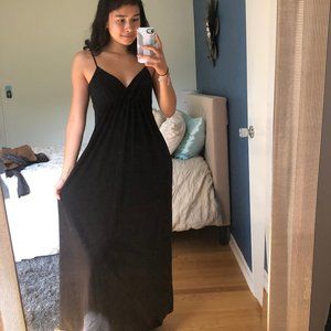 Charming Charlie's black maxi dress